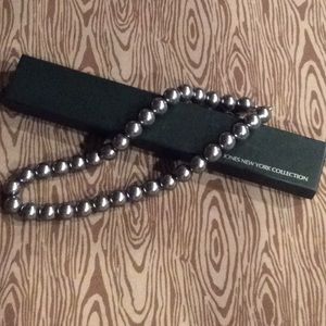 Jones New York Collection Pearl Necklace Gray